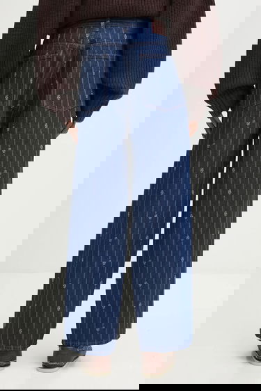 Džínsy Drôle de Monsieur Drôle de Monsieur Le Jean Baggy Monogramme Jeans Modrá | I.BP168.CO238, 2