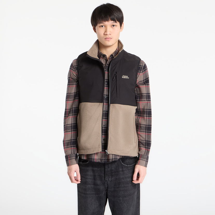 Vesta Horsefeathers Duval Fleece Vest Čierna | TM084B