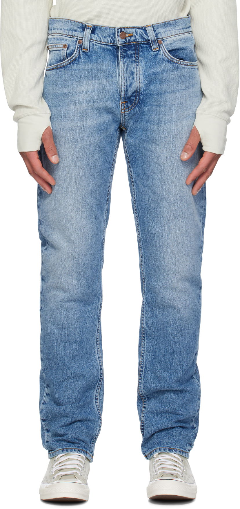 Džínsy Nudie Jeans Ollie Jeans Modrá | 114801