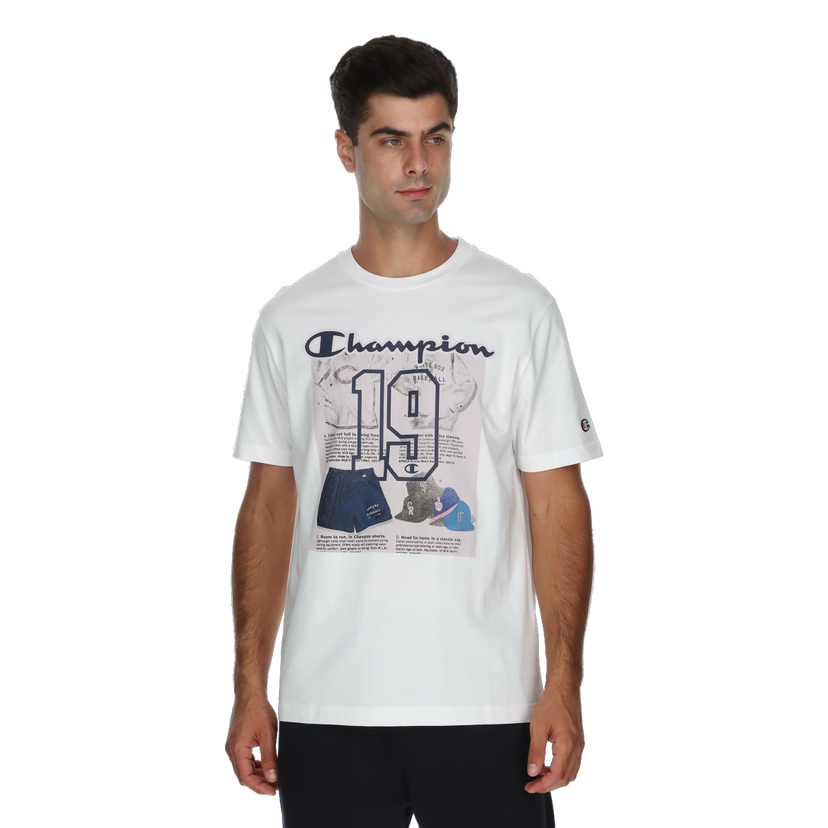 Tričko Champion White Sox Baseball 19 Graphic Print T-Shirt Biela | 222124-WW001