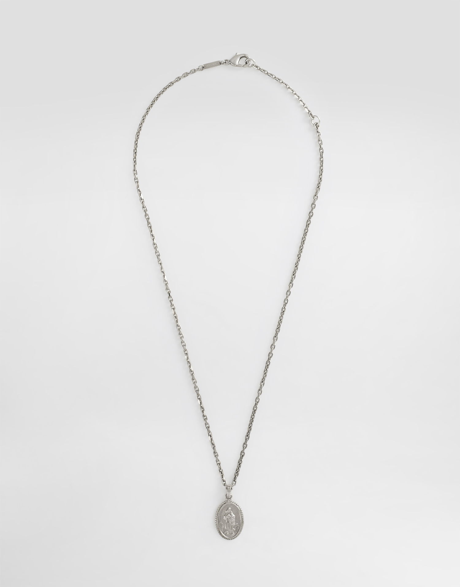 Náhrdelník Dolce & Gabbana Dolce & Gabbana Metal Necklace with Engraved Medallion Metalická | WNR3S2W111187655, 0