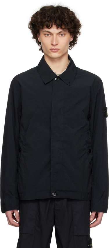 Vetrovka Stone Island Stone Island Light Compact Touch Poly-TC Jacket Čierna | K1S15 4100025 S0042, 0