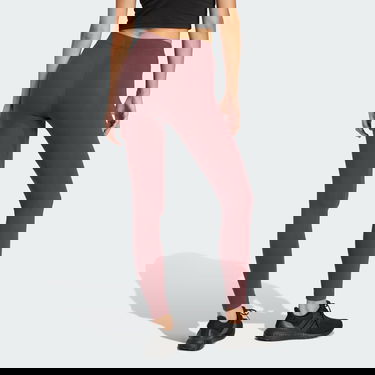 Legíny adidas Performance Linear Cotton Leggings Vínová | JG8619, 2