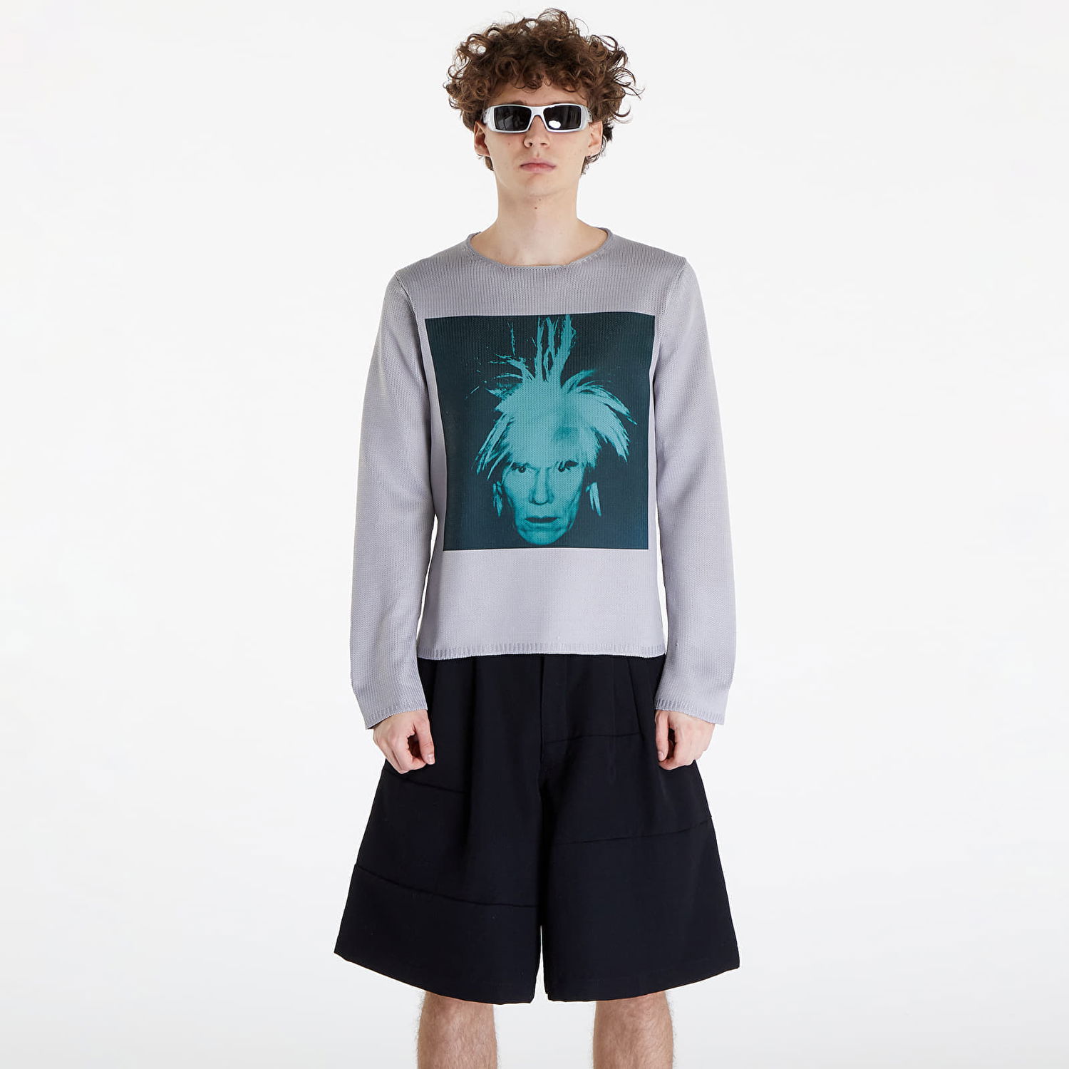 Sveter Comme des Garçons SHIRT Sweater Šedá | FM-N004 green, 0