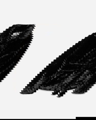 Bunda OpéraSPORT Fiona Faux Fur Belted Jacket Čierna | K21FW25  4, 1