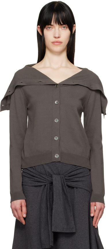 Sveter OUR LEGACY Our Legacy Open Knit Cardigan Šedá | W2253OF, 0