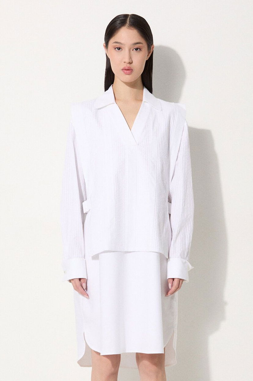 Šaty KENZO Mini Dress White Biela | FE62RO2919LO.01