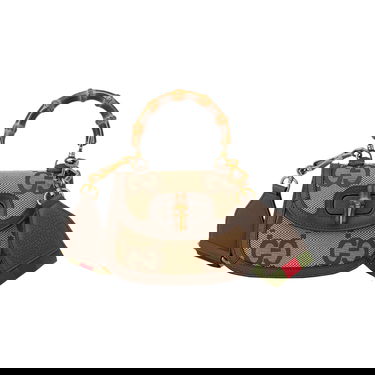 Kabelka Gucci Bamboo 1947 Jumbo GG Mini Bag Hnedá | 686864 UQLBT 2570, 1