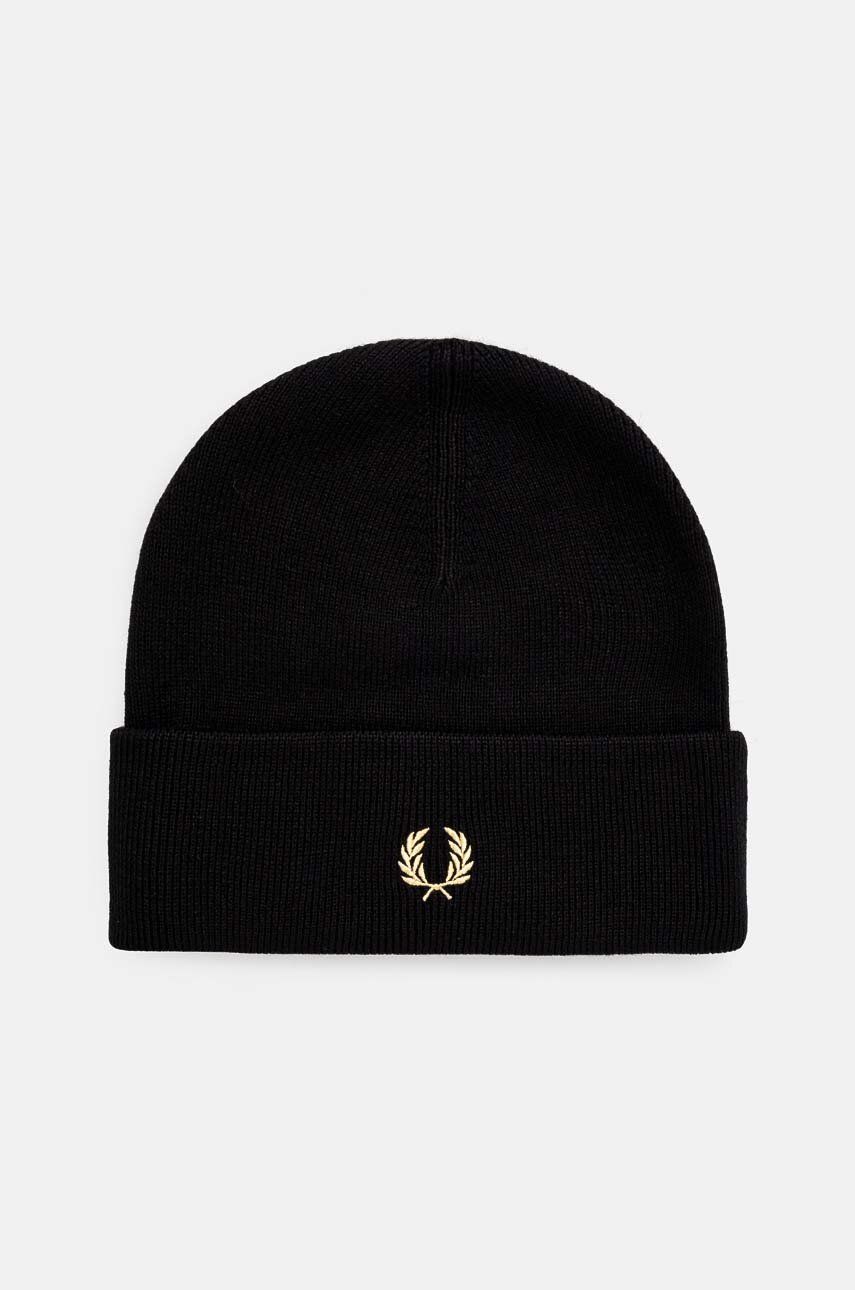 Kulicha Fred Perry Beanie Classic Čierna | C8161.157, 0