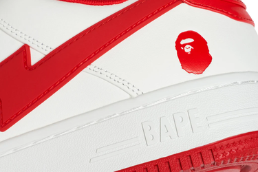 Tenisky a topánky BAPE Bape Sta OS #2 White/Red Biela | 1K20-191-314-RED, 4
