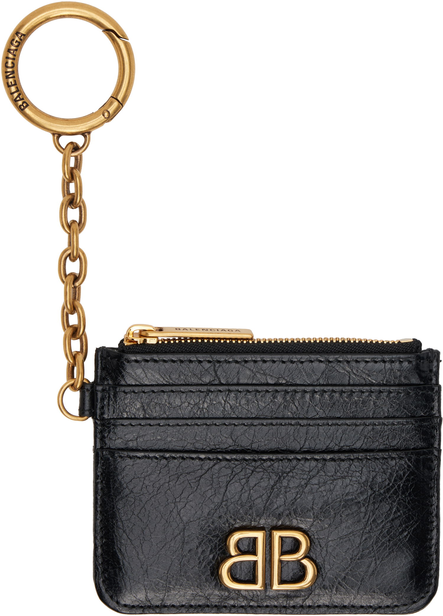 Kľúčenka Balenciaga Keychain Card Holder Čierna | 793832 2AAXB, 0
