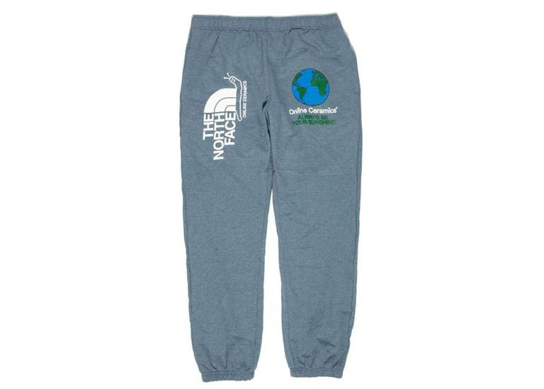 Tepláky The North Face x Online Ceramics Regrind Tyrkysová | TNF-237 BLU
