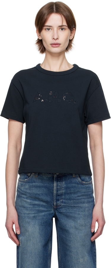 Crop Top A.P.C. A.P.C. Annie Cropped T-Shirt Čierna | COHBQ-F26495, 0