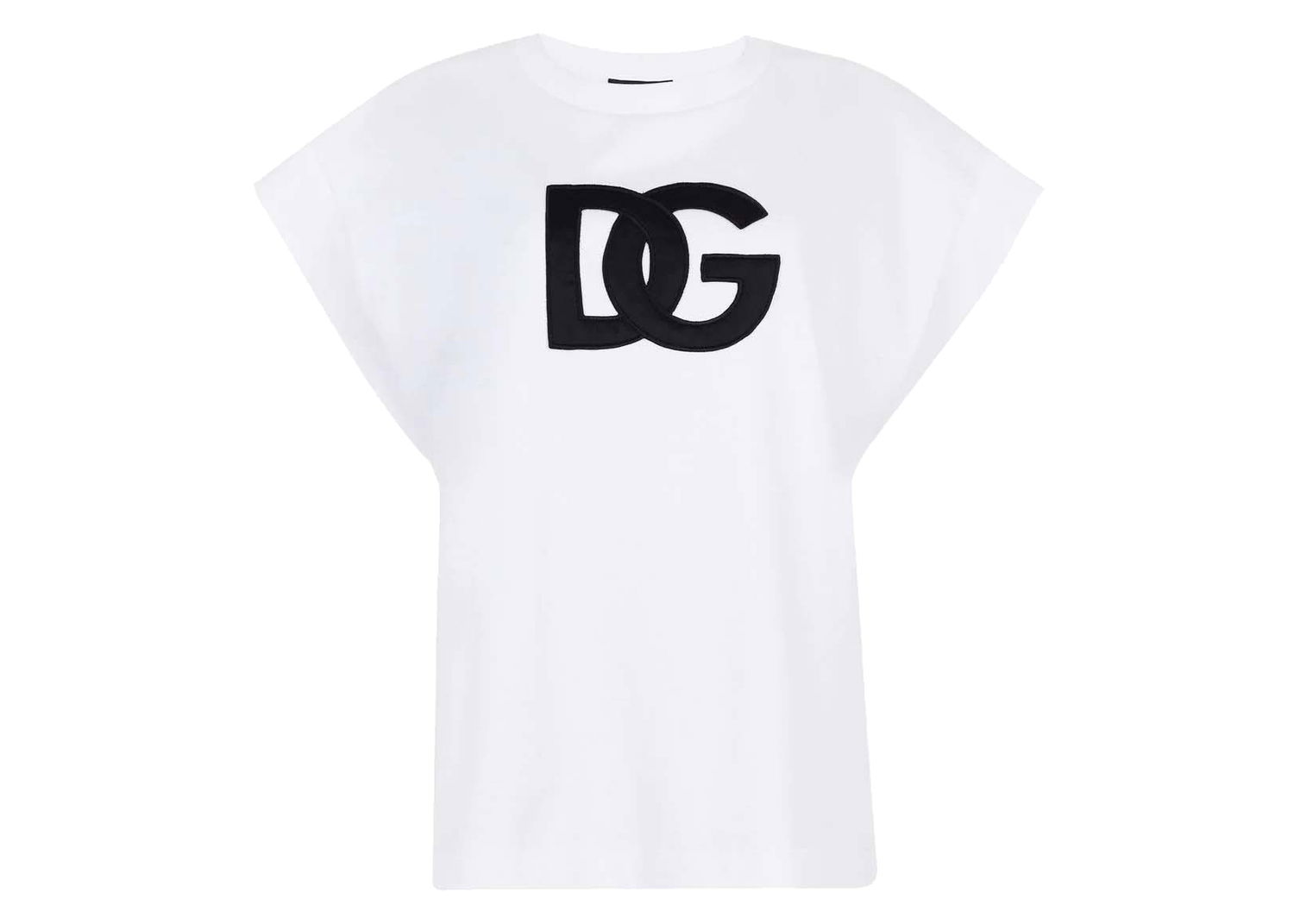 Tričko Dolce & Gabbana Logo Patch T-shirt White Biela | F8Q31ZHU7H8, 0