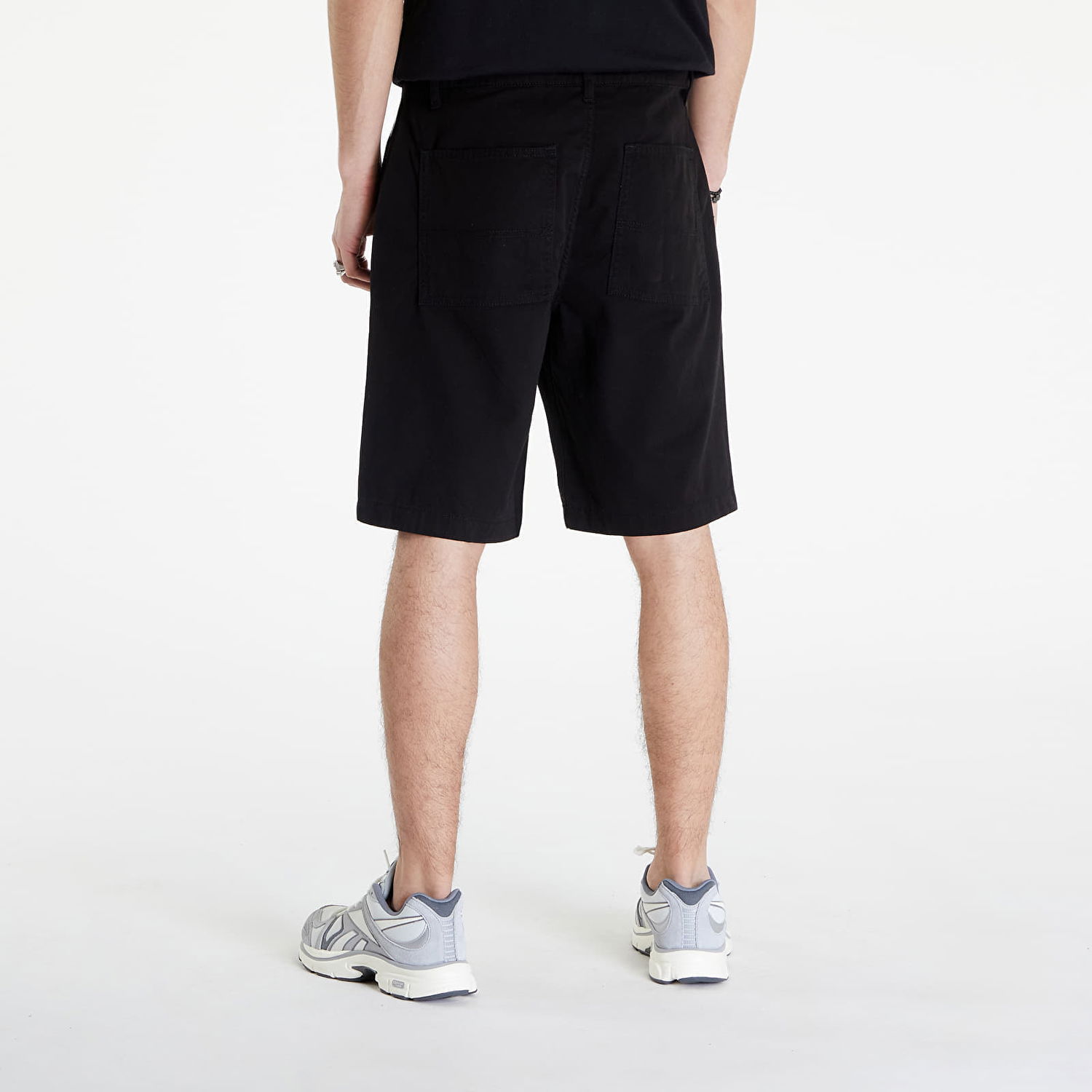 Šortky Urban Classics Organic Skater Chino Shorts Black Čierna | TB6615-00007, 1
