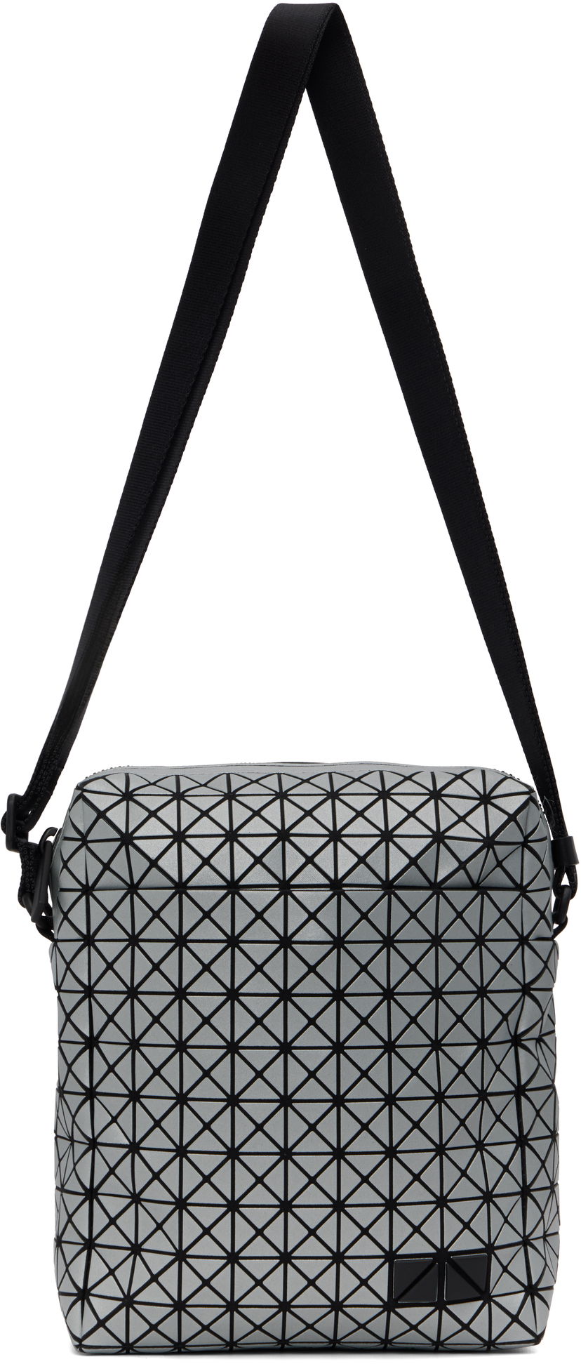 Taška cez rameno BAO BAO ISSEY MIYAKE BAO BAO ISSEY MIYAKE Voyager Reflector Crossbody Bag Metalická | BB57AG622