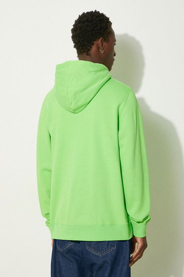 Mikina WOOD WOOD Hoodie Smooth Zelené | 10245604.2424, 1