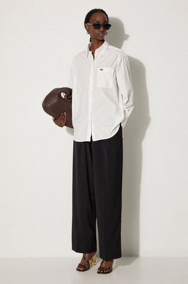Košeľa Lacoste Relaxed Fit Shirt Biela | CF7706, 1