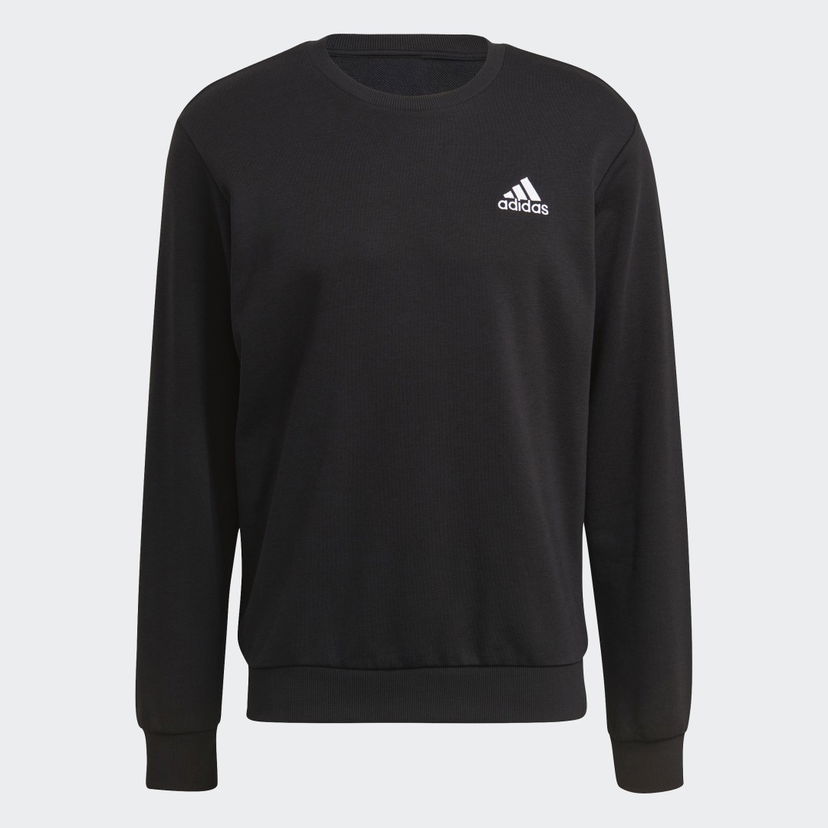 Tričko adidas Performance Essentials Embroidered Small Logo Sweatshirt Čierna | GK9094