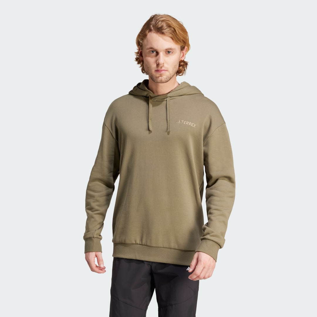 Mikina adidas Performance adidas TERREX Mikina Organiser Logo Hnedá | IN4716, 0