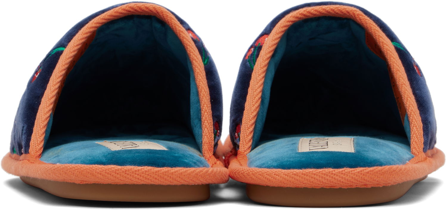 Tenisky a topánky Valentino Valentino Garavani Ta Chambre Slippers Navy | 7Y2S0J88SNJ, 1