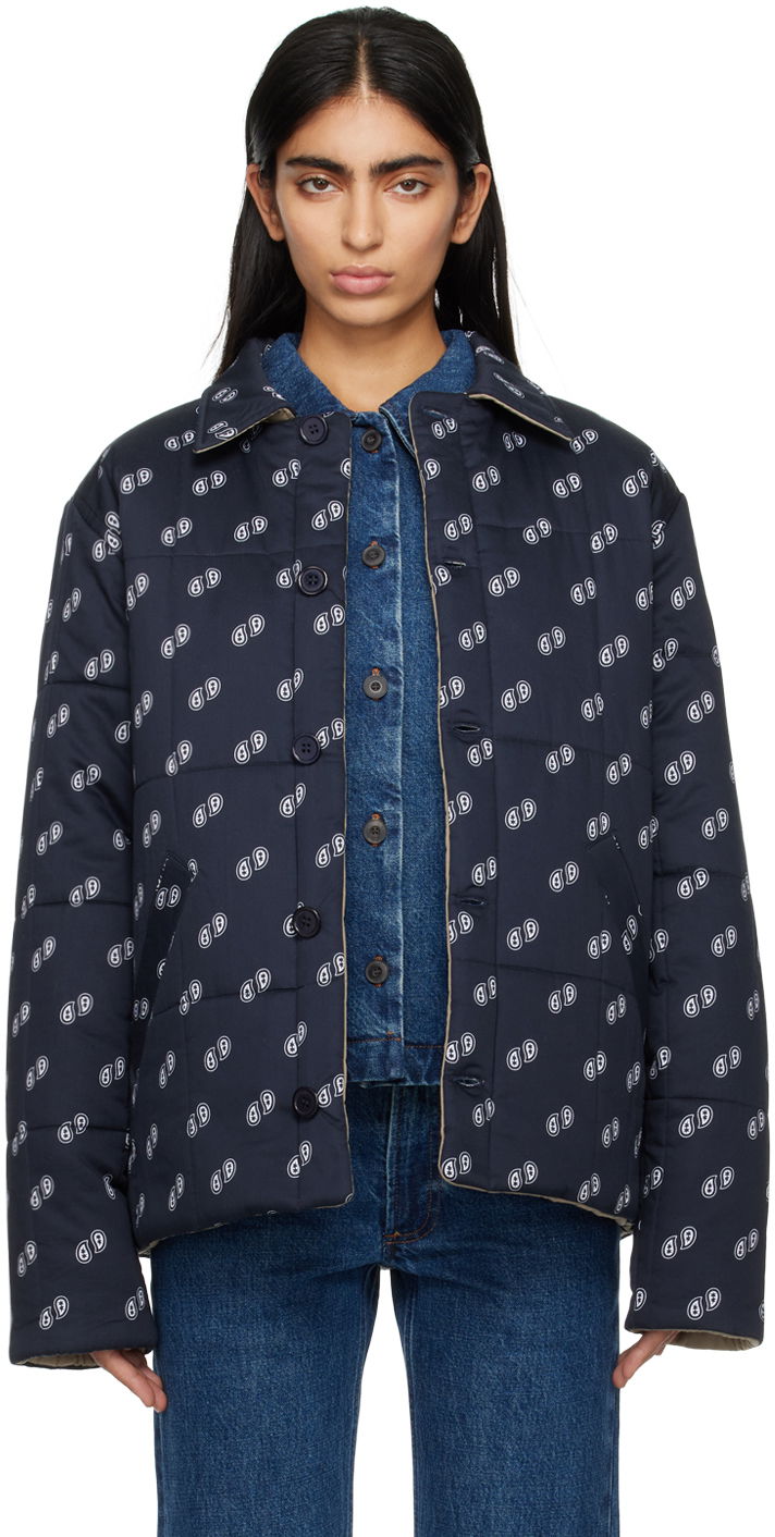 Bunda A.P.C. Lenny Reversible Jacket Navy | COGWN-M02886