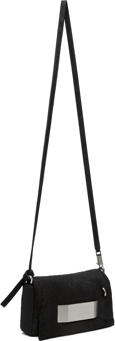 Taška cez rameno Rick Owens Rick Owens Pillow Griffin Suede Shoulder Bag Hnedá | RA02E0745 LBAPA, 4