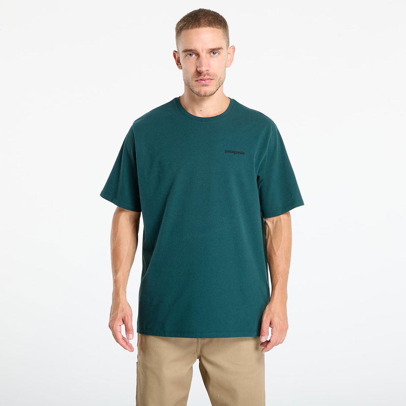 Tričko Patagonia P-6 Logo Responsibili-Tee Zelené | 38504 CASG