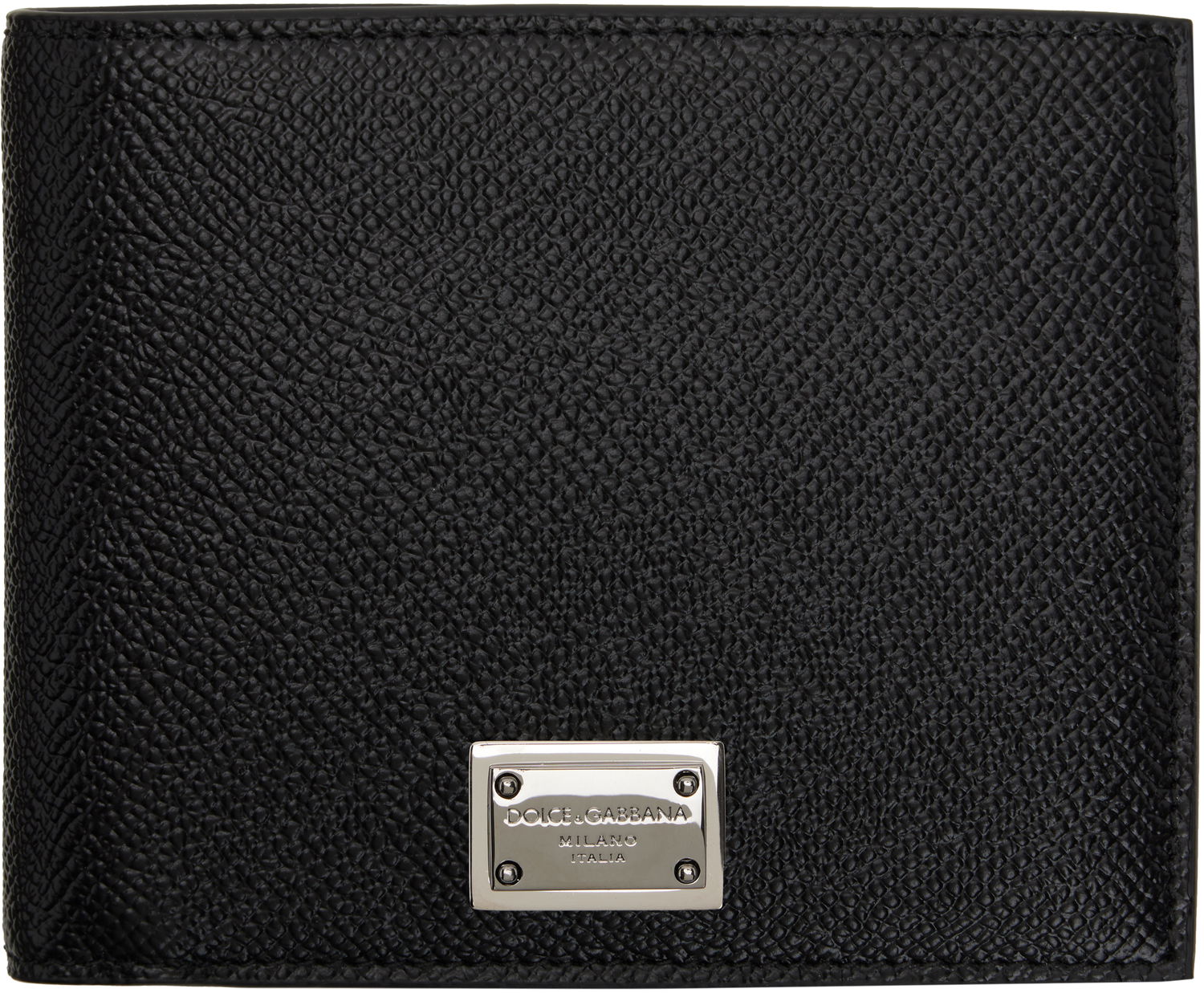 Peňaženka Dolce & Gabbana Dolce&Gabbana Calfskin Coin Pocket Wallet Čierna | BP3102AG219, 0