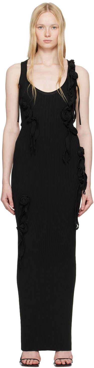 Šaty Coperni Coperni Knitted Ribbon Tank Maxi Dress Čierna | COPML144Y3011, 0