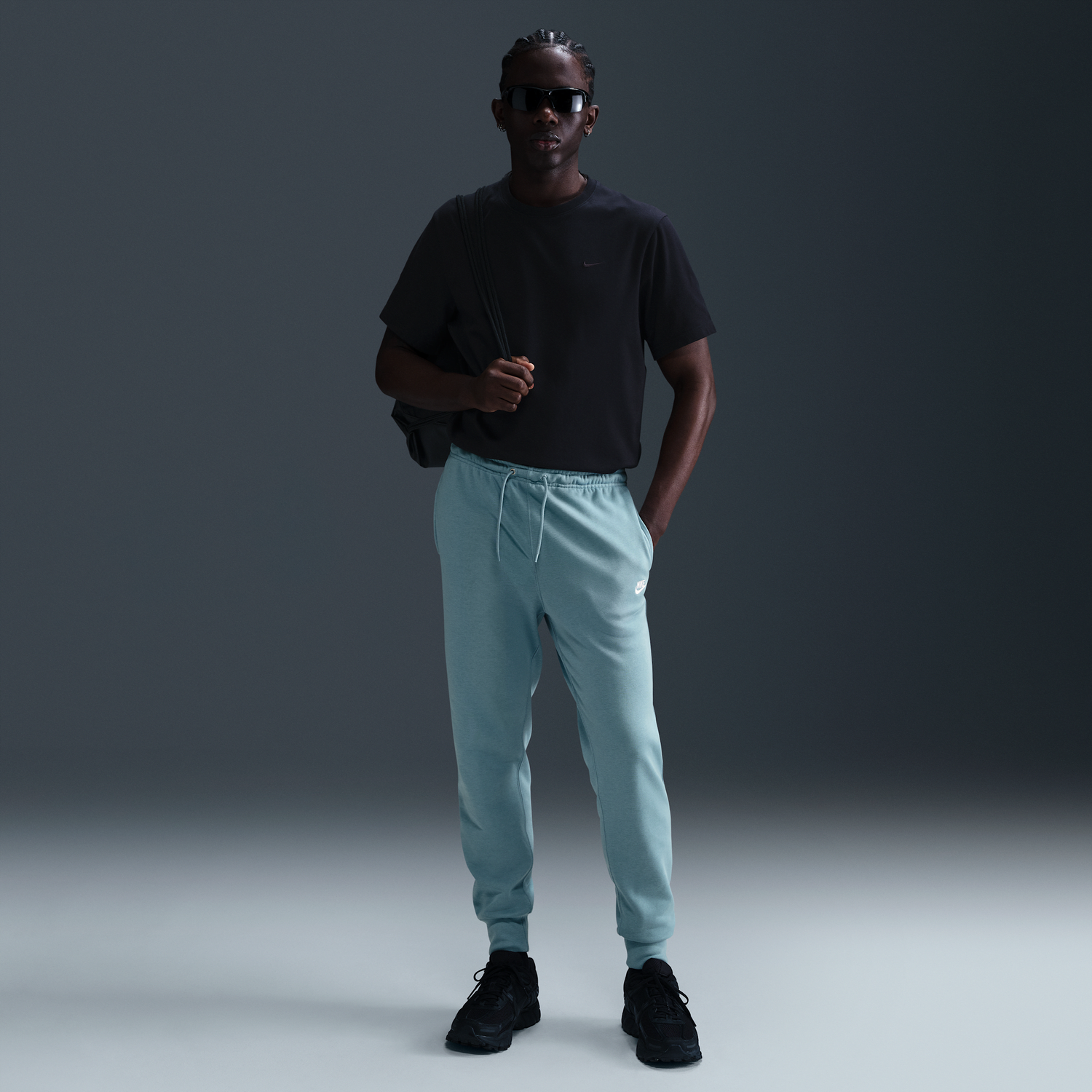 Tepláky Nike Club Fleece Joggers Tyrkysová | FN3801-464, 0