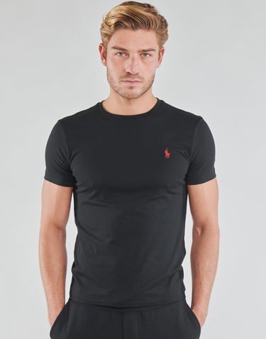 Tričko Polo by Ralph Lauren Polo Ralph Lauren T-SHIRT AJUSTE COL ROND EN COTON LOGO PONY PLAYER Čierna | 710680785001-NOS, 4