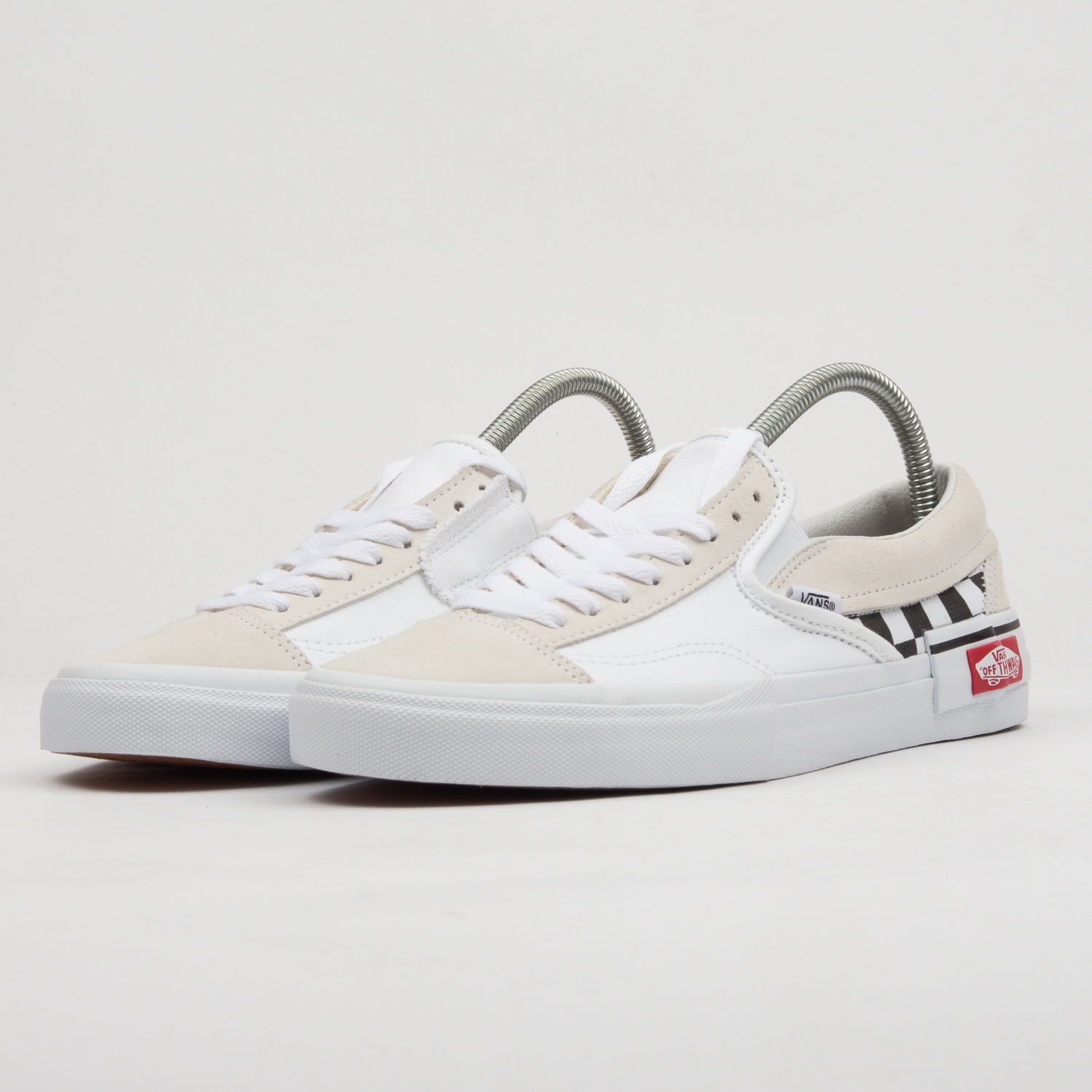 Tenisky a topánky Vans Slip - On Cap Checkerboard Béžová | VN0A3WM527I, 0
