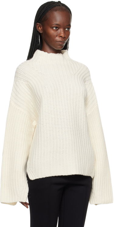 Sveter Loulou de Saison Loulou de Saison Bera Turtleneck Sweater Biela | BERA, 1