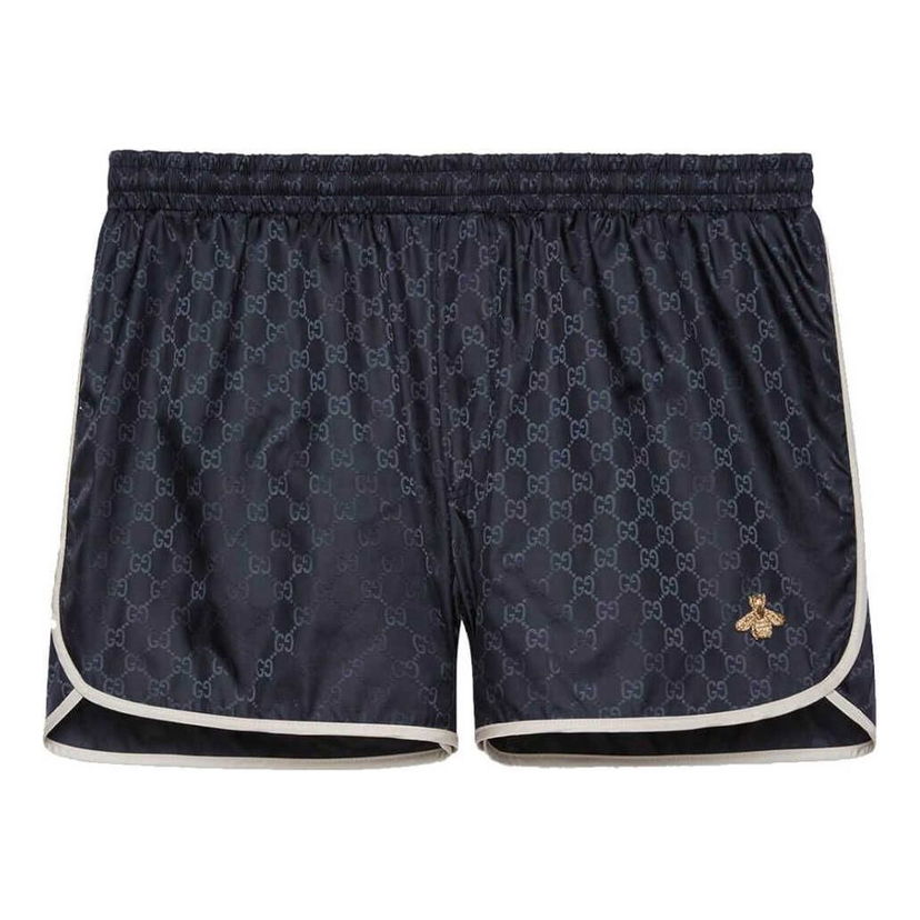Šortky Gucci Swim Shorts With Bee Čierna | 410571-XR898-4824