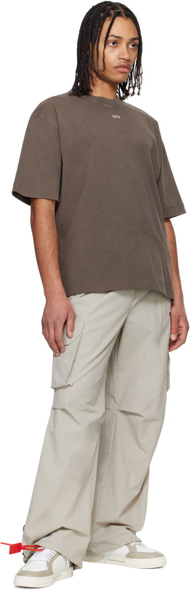 Tričko Off-White Off-White Martyrdom Arrow Skate Short Sleeve T-Shirt Hnedá | OMAA120S25JER00I6E61, 3