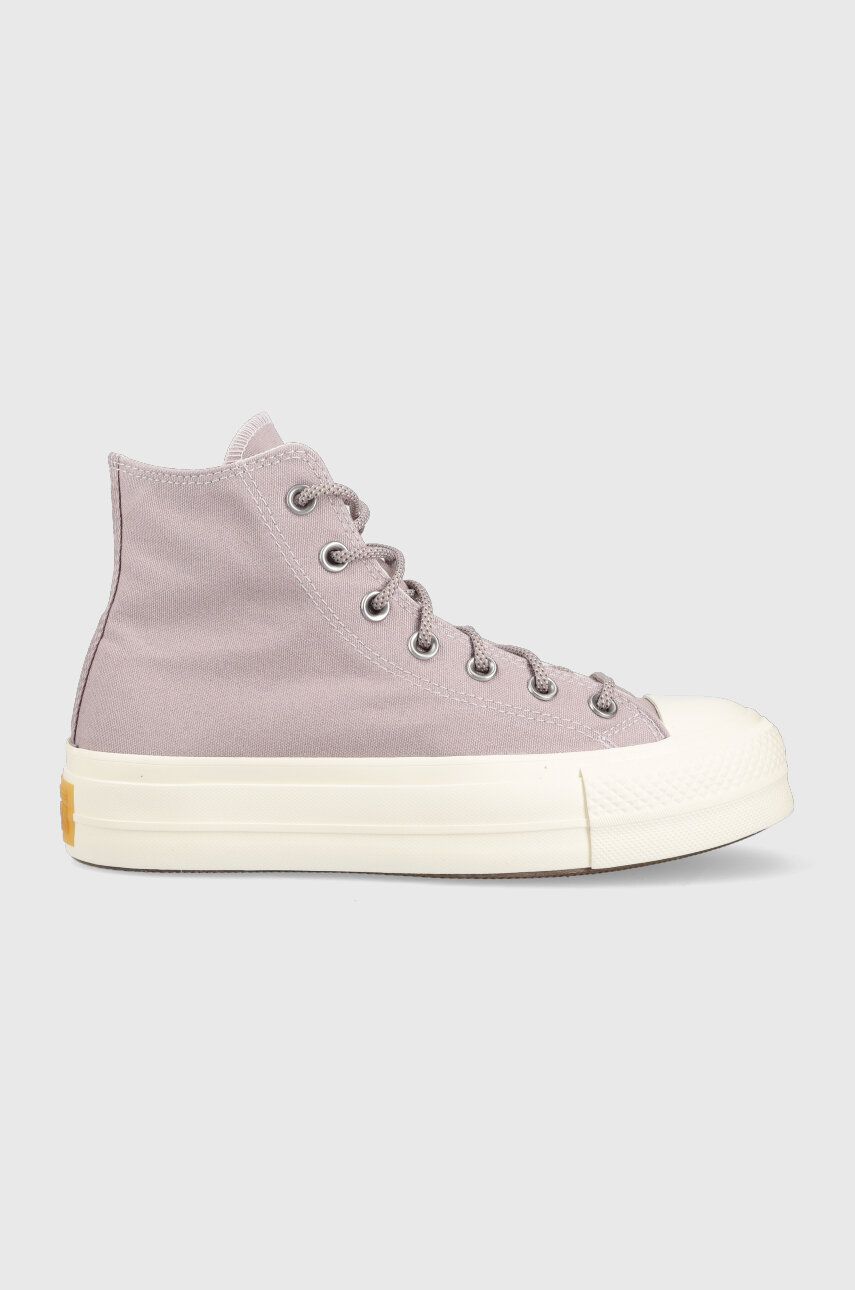 Tenisky a topánky Converse Chuck Taylor All Star Lift HI Fialová | A05014C, 0