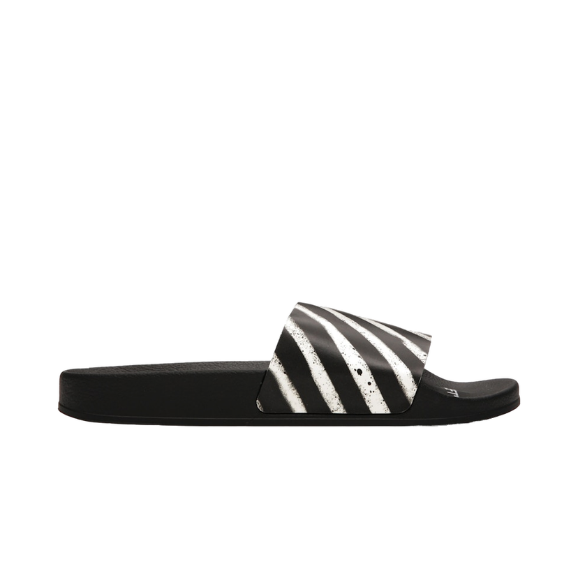 Tenisky a topánky Off-White Spray Stripes Slides Black Čierna | OMIA087S19C220371001 / OMIC001R21MAT0041001