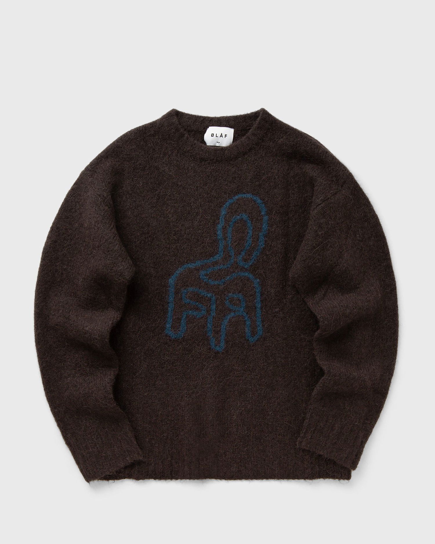 Sveter ØLÅF Olaf Chair Logo Crewneck Knit Pullover Hnedá | M190701, 0