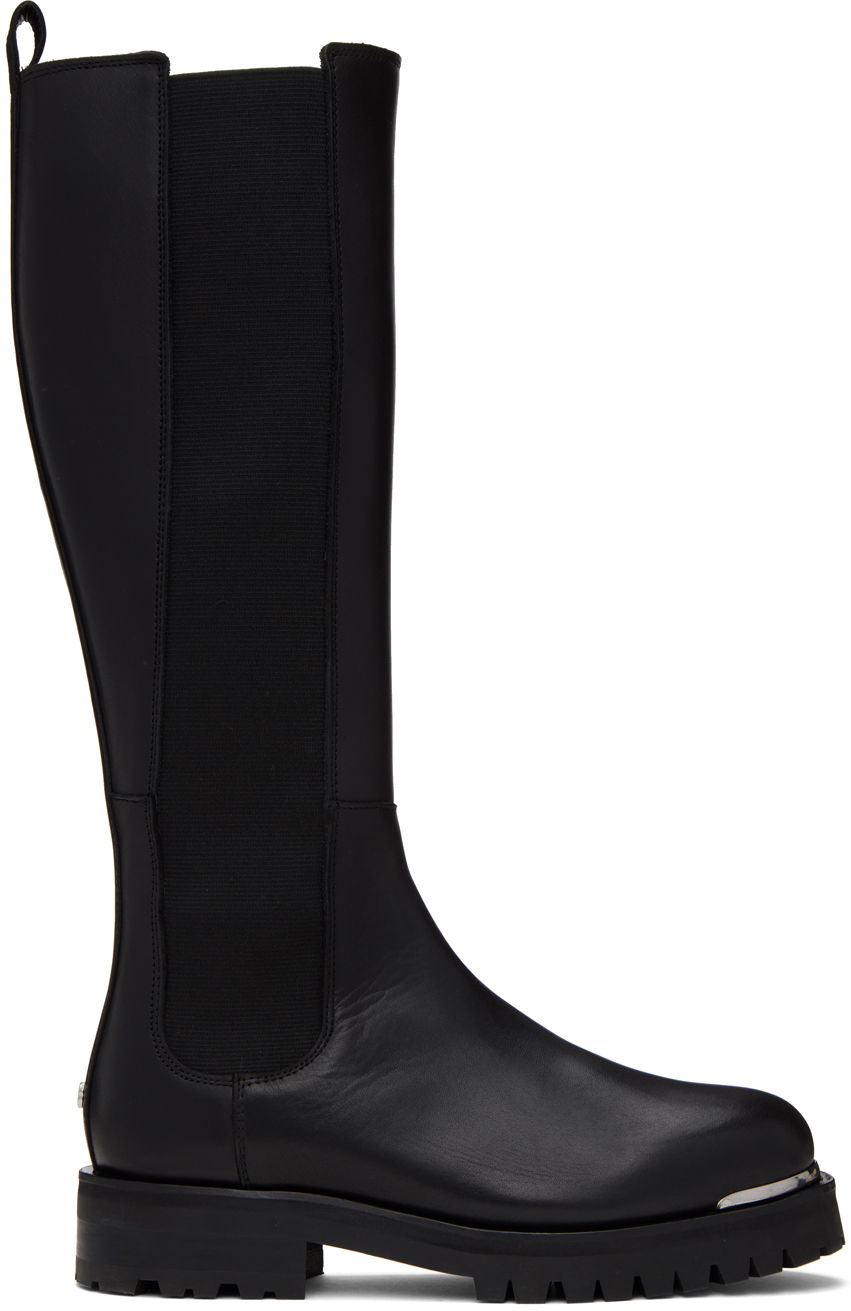 Oblečenie Anine Bing ANINE BING Justine Lug Sole Knee-High Boots Čierna | A-14-1142-000, 0