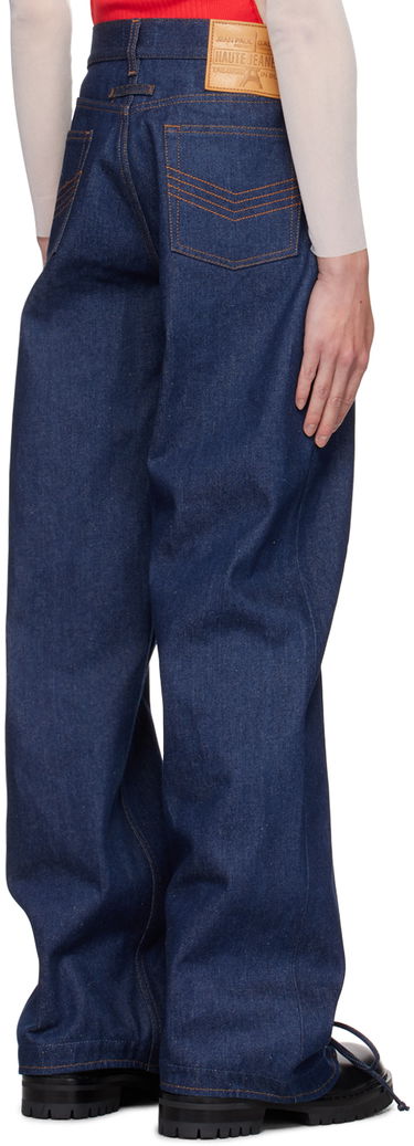 Džínsy Jean Paul Gaultier Jean Paul Gaultier Lacing Detail Jeans Modrá | 24/30-F-PA151P-D015-55, 2