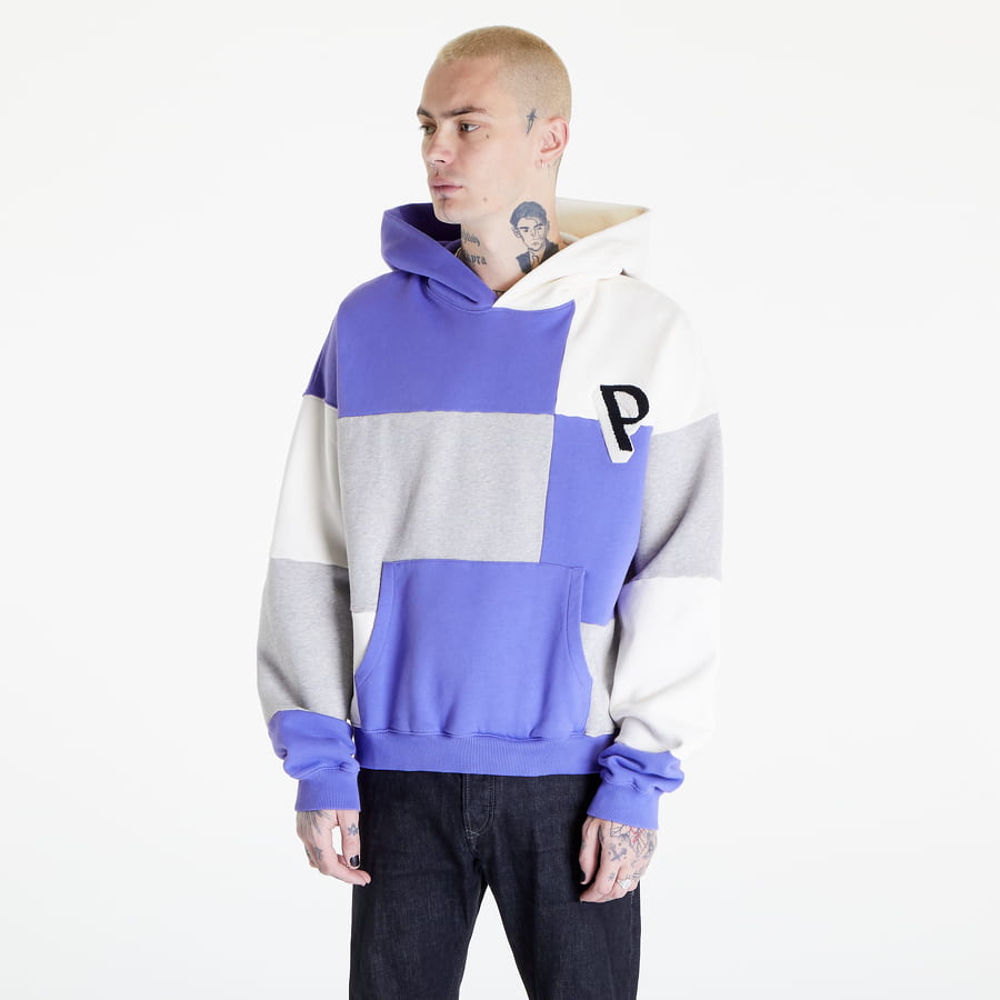 Mikina PREACH Oversized Patchwork H GOTS Fialová | 206243 7582, 0