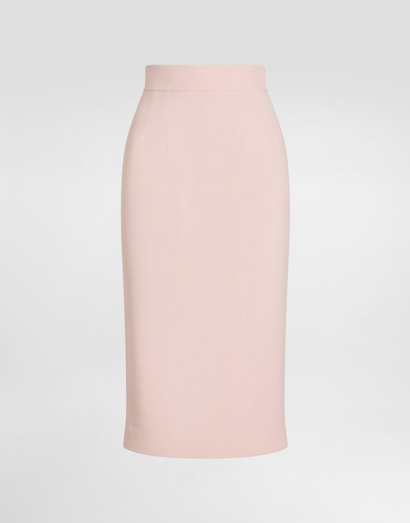 Sukňa Dolce & Gabbana Dolce & Gabbana Stretch Cady Pencil Skirt Ružová | F4C11TFUAE5F1452
