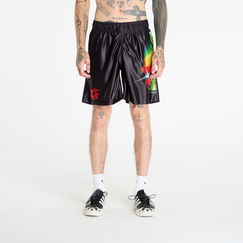 Šortky Pleasures PLEASURES Daft Club Sport Shorts Čierna | P25DP003-BLACK