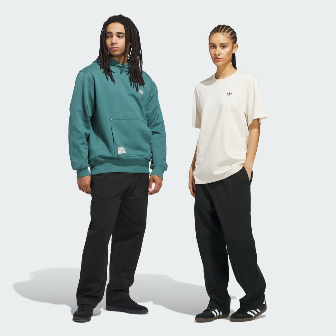 Nohavice adidas Performance Shmoofoil Heavyweight Pants Béžová | JX5447, 0