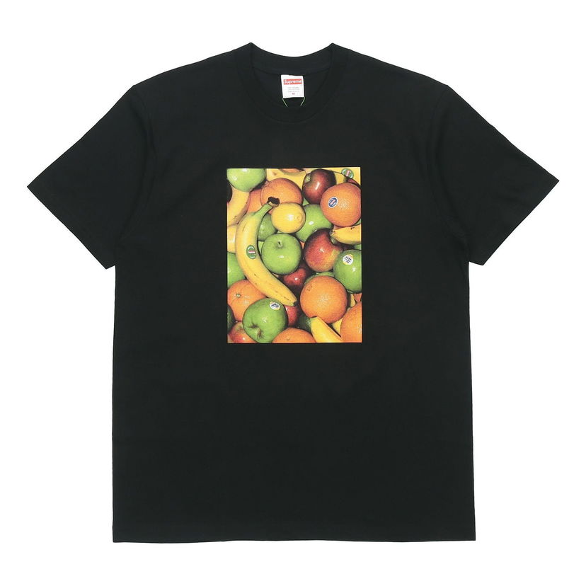 Tričko Supreme Fruit Print Casual Short Sleeve T-Shirt Čierna | SUP-SS19-244