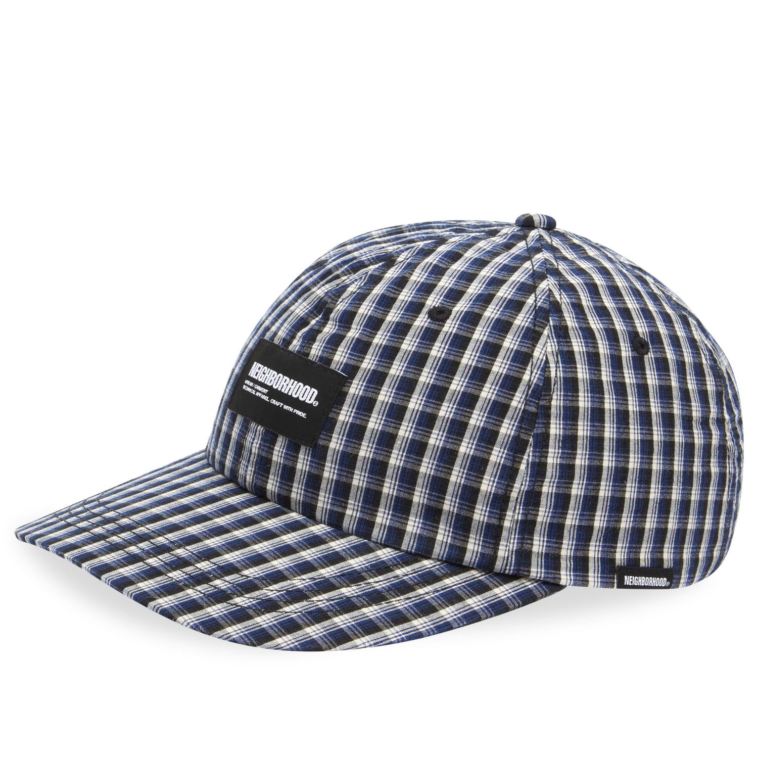 Šiltovka Neighborhood Gingham Hombre Check Čierna | 241YGNH-HT13-BL, 0