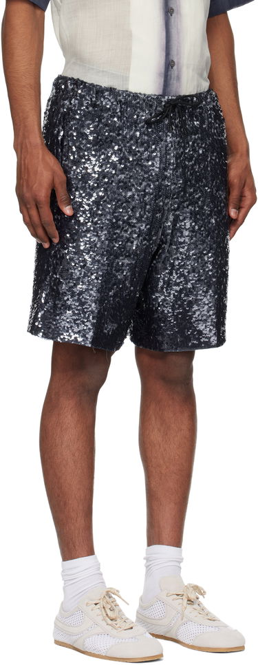 Šortky Dries Van Noten Dries Van Noten Sequin Shorts Zelené | 251-080973-1480, 4