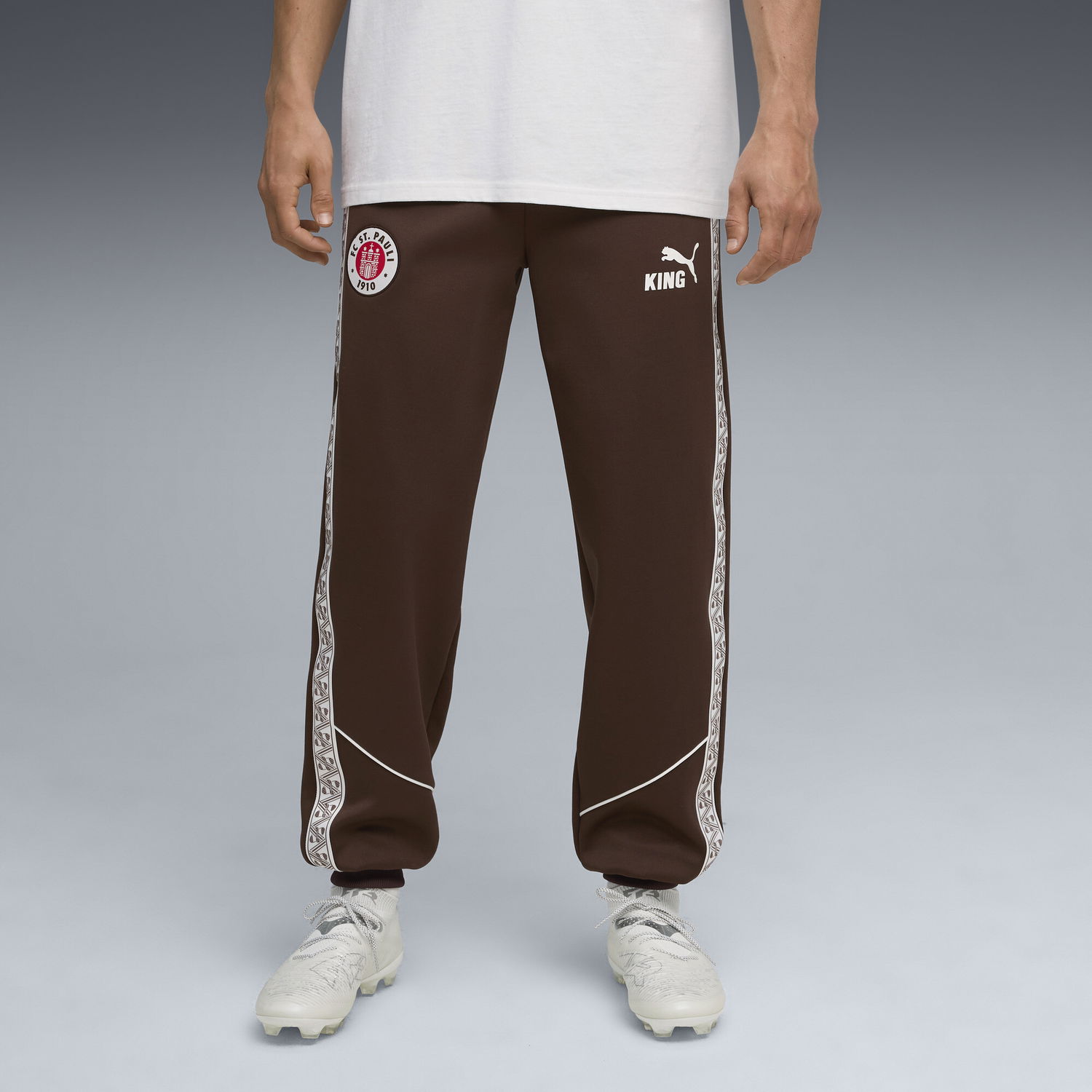 Tepláky Puma FC St. Pauli KING Anthem Men's Track Pants Hnedá | 783605_01, 1