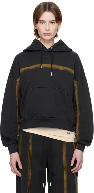Mikina Eckhaus Latta Eckhaus Latta Printed Hoodie Čierna | 251-EL-PS25-D -, 0